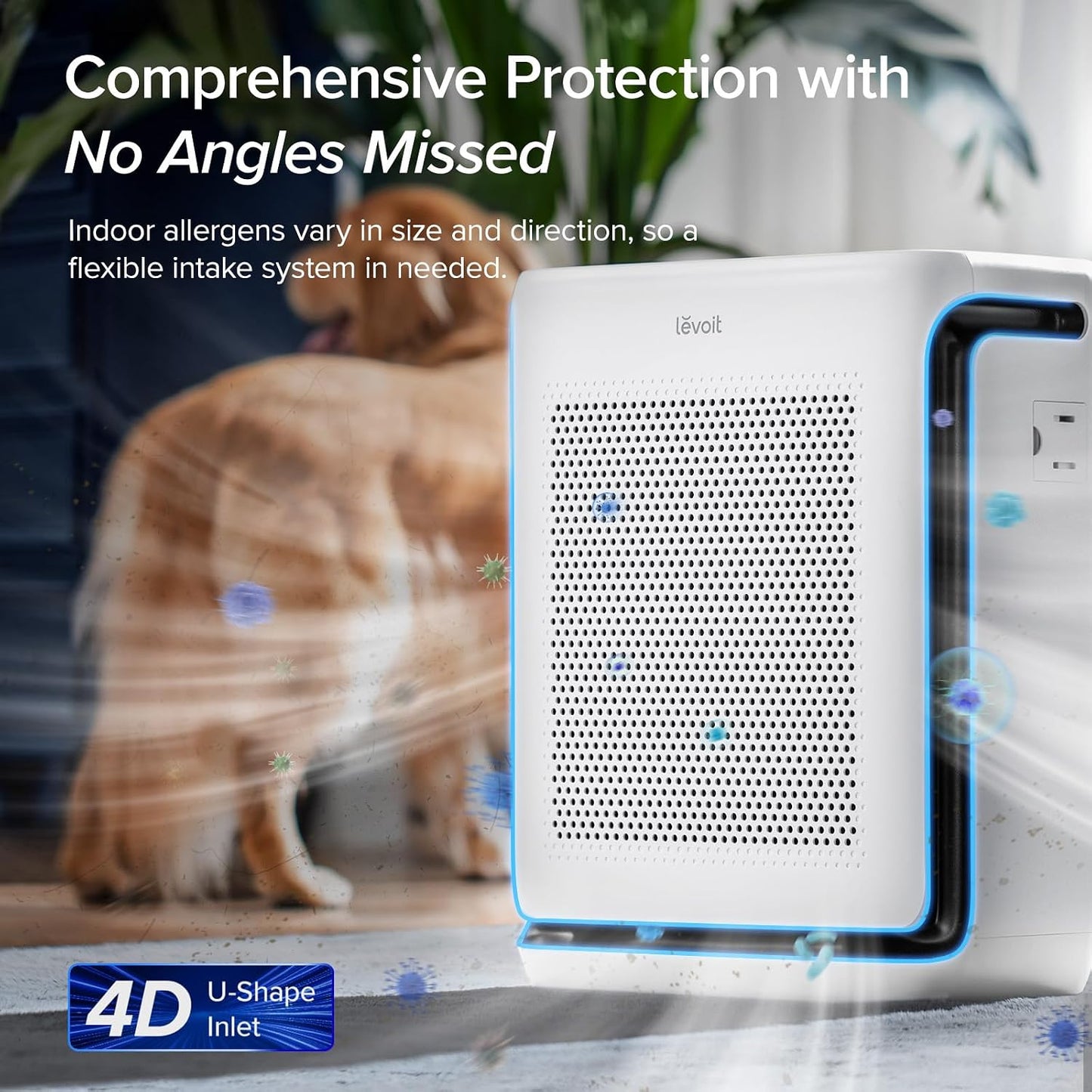 (Clearance Sale)Smart Air Purifier for Home Large Room up to 1875 ft Vital 200S-P | For Quiet Bedroom at 27dB, AHAM VERIFIDE, Air Quality Monitor, HEPA Sleep Mode for Allergies, Pet Hair and dander, White